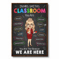 Personalized Classroom Poster - “In This Classroom You Are...” Custom Teacher Wall Art - Printingjoy