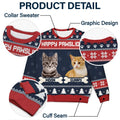 Custom Photo ‘Feliz Navidog’ Ugly Christmas Sweater – Personalized Gift for Dog & Cat Lovers - Printingjoy