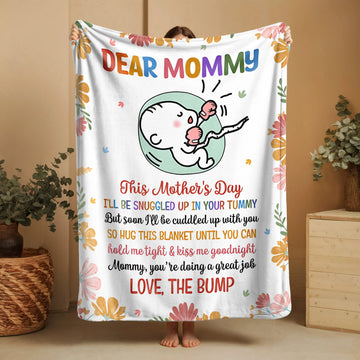 Personalized Baby Blanket – Custom Name & Photo Gift for New Moms & Baby Showers.