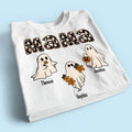 Custom Halloween Retro Boo Shirt for Mom or Grandma – Personalized Halloween Gift - Printingjoy