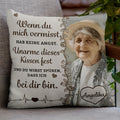 Wenn du mich vermisst - Personalisiertes Kissen.