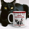 Custom Halloween Cat Mug - Personalized 