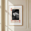 King And Queen Custom Couples Photo How Luck We Are - Personalized Photo Poster Printing Joy