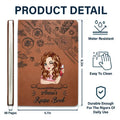 Personalized Leather Family Recipe Book – Custom Cookbook Journal for Cherished Recipes Printbelle