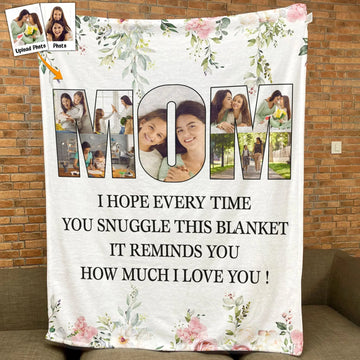 This Blanket Reminds You How Much We Love You - Personalized Photo Blanket Printing Joy