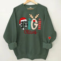Custom Christmas Gigi Claus Sweatshirt , 2025 Christmas Nana Sweatshirt, Custom Grandma Claus Christmas Sweatshirt Printing Joy